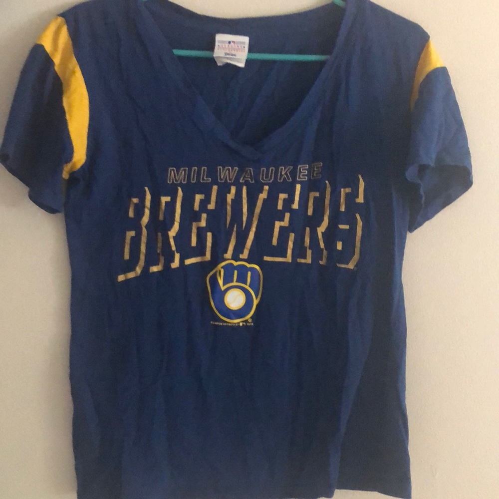 Brewers shirt worn twice